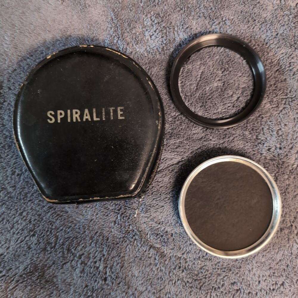 49mm Adapter & Tiffen Polarizer Lens Filter With case, Vintage made in USA Lot